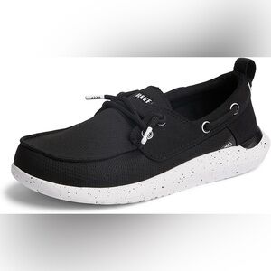 Men’s REEF Swellsole Pier black boat shoes- Size 10.5